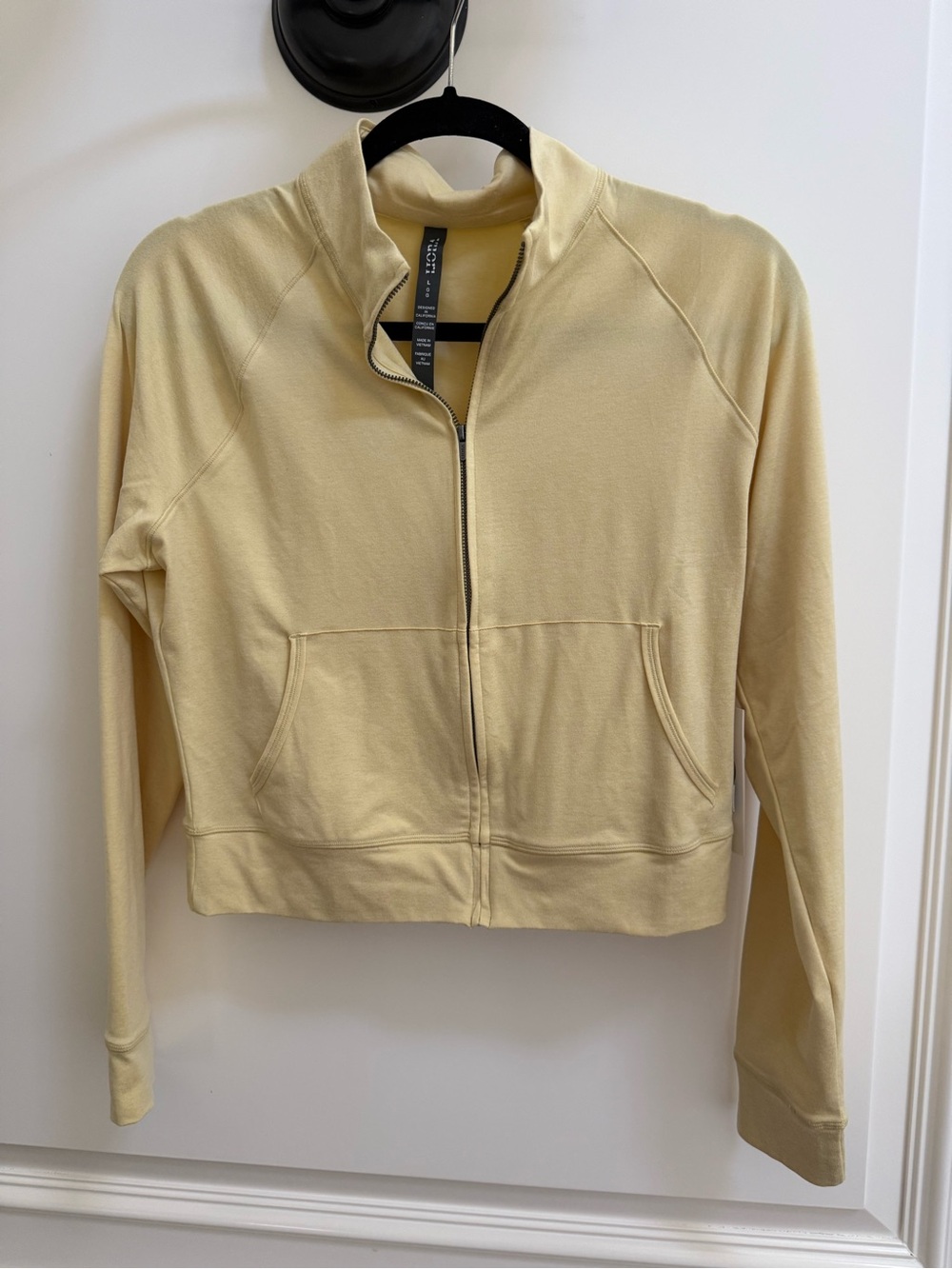 Halo Mini Track Jacket -Lemon Snap Heather - Picture 5 of 8